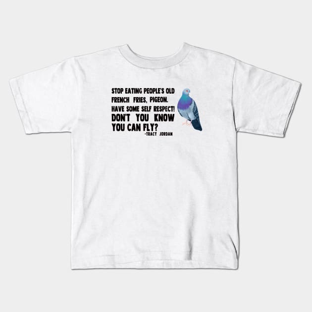 tracy jordan quote Kids T-Shirt by aluap1006